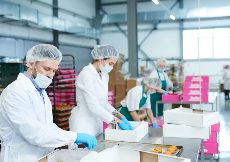 Packing Operator Canned Food